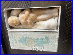 Rare Antique SOAP BABY, soap dolls in original boxes. Lot of 3