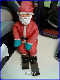 Rare Christmas Character Ski Lift Santa Frosty Rudolph