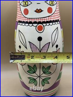 Rare Crate & Barrel Suzy Ultman Matryoshka Nesting Dolls Christmas Discontinued