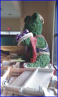 Rare Giant Festive Holiday Bear Mall Decoration Ornament (Houston Texas)