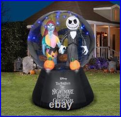 Rare Nightmare B4 Christmas Jack Skellington & Sandy Globe Halloween Inflatable