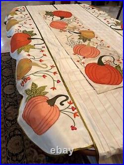 Rare Pier One Three piece Thanksgiving Table runners