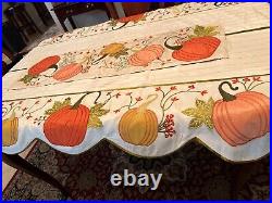 Rare Pier One Three piece Thanksgiving Table runners