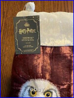 Rare Pottery Barn Teen Harry Potter HEDWIG Christmas Stocking No Monogram NWT