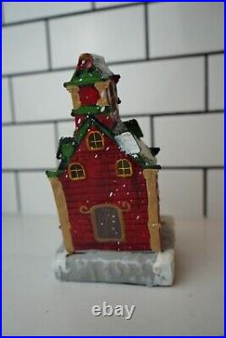 Rare Set Of 4 Christmas Express Stocking Hangers Made of metal Hand painted