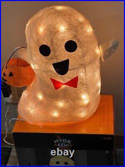 Rare Target Hyde and Eek! Halloween Incandescent Sisal Ghost 15 Tested