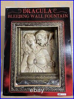 Rare Vintage DRACULA BLEEDING WALL FOUNTAIN Framed Picture (Spencer Gifts)