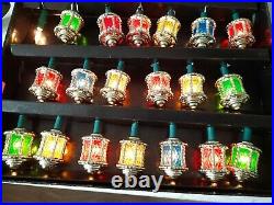Rare Vintage Pifco Victorian Lanterns Christmas Lights 20 lights