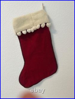 Rare Vintage Snowman Woof and Poof Handmade Stocking with original tag