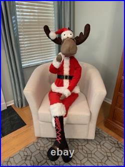 Raz Imports Jumbo Santa Moose 58H NEW