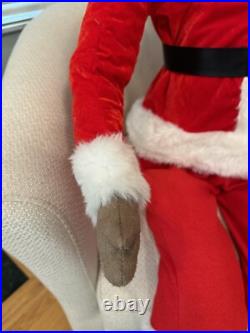 Raz Imports Jumbo Santa Moose 58H NEW