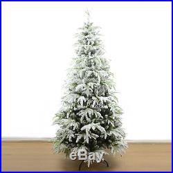 Real Look Designer Artificial Christmas Tree Snow Covered Xmas Decorations