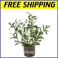 Realistic 18 Fake Olive Branches Plant with Fruits
