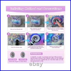 Red 6PCS Inflatable Mirror Ball Set Reusable Large Event Decoration Balloon P