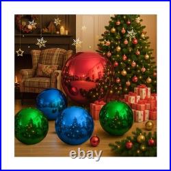 Red 6PCS Inflatable Mirror Ball Set Reusable Large Event Decoration Balloon P
