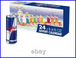 Red Bull ADVENT CALENDAR 24 Cans IN HAND! USA Pink Green Yellow SHIPS SAME DAY