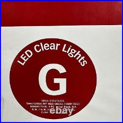 Red Pre-Lit LED Dress Form Christmas Tree 4 Ft Winter Wonder Lane NIB