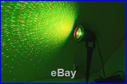 Red and Green Christmas Decor LED Holiday Laser Outdoor Projector Santa Gift