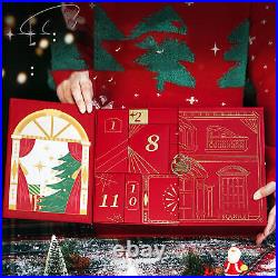 Refillable Christmas Boxes Portable Christmas Countdown Calendar Boxes current