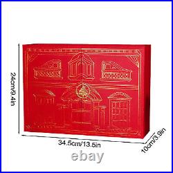 Refillable Christmas Boxes Portable Christmas Countdown Calendar Boxes current