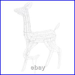 Reindeer Family Blue Acrylic Small Decorative Inlays