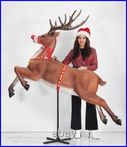 Reindeer Statue Christmas Reindeer Statue Flying Life Size Indoor Outdoor