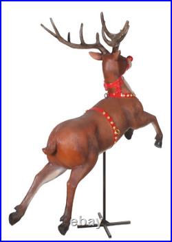 Reindeer Statue Christmas Reindeer Statue Flying Life Size Indoor Outdoor