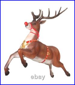 Reindeer Statue Christmas Reindeer Statue Flying Life Size Indoor Outdoor