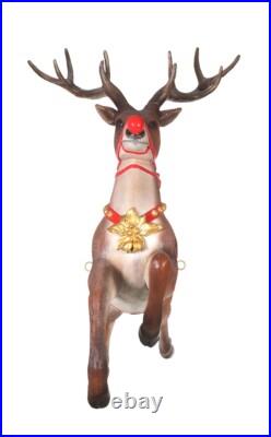 Reindeer Statue Christmas Reindeer Statue Flying Life Size Indoor Outdoor