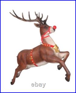 Reindeer Statue Christmas Reindeer Statue Flying Life Size Indoor Outdoor