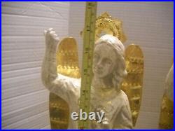 Resin Angel Statue Figurines 7 X 18 Christmas Holidays Gift Craft Heavenly