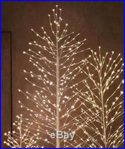 Restoration Hardware Starlit Christmas Tree 7' LED Starry warm-white snow NEW