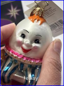 Retired Christopher Radko A Gooood Egg Humpty Dumpty Nursery Ornament Rare 2002