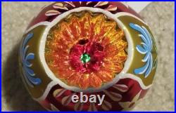 Retired Christopher Radko Sunrise Serenade Reflector Glass Christmas Ornament