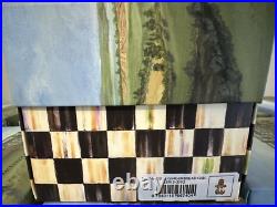 Retired Mackenzie Childs Farmhouse Gingerbread Girl Glass Ornament Bnib