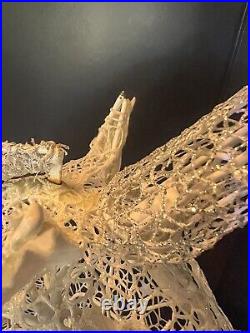 Retired Trim A Home Christmas Glitter Unicorn Lighted Yard Art Decoration 36