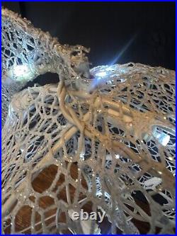 Retired Trim A Home Christmas Glitter Unicorn Lighted Yard Art Decoration 36