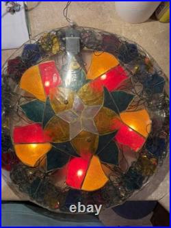 Ring Colored Rose 20 Parol Filipino LED Christmas Lantern 8 Modes New 2025