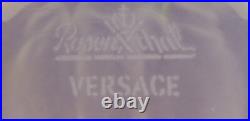 Rosenthal Versace Medusa Christmas Hanging Ornaments 6 Iridescent NEW Boxed