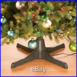 Rotating Artificial Christmas Tree Stand Holiday Indoor Christmas Decoration New