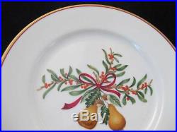 Royal Gallery QUEENSBERRY Christmas Salad Plates / Set of 4 NEW WithLABEL 1991