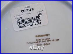 Royal Gallery QUEENSBERRY Christmas Salad Plates / Set of 4 NEW WithLABEL 1991