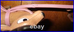 Rudolph Red Nosed Reindeer Santa's Sleigh & Team 2003 playing mantis large size