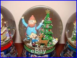 Rudolph The Red-Nosed Reindeer Illuminated Snow Globe Collection-Ardleigh Elliot