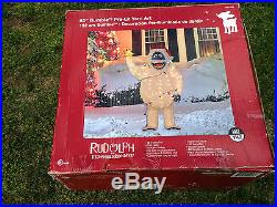 Rudolph the Red-Nosed Reindeer 60 in. Pre-Lit Tinsel Bumble Large