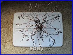 Rustic Western Barbed Wire 18 Tall Weeping Willow Tree Sculpture