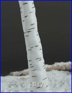 SALE 8' Pre-Lit Elegant White Birch Artificial Christmas Twig Tree Warm White