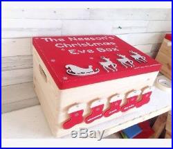 SALE Ends Soon Large Personalised Family Christmas Eve Box. Xmas Eve Children