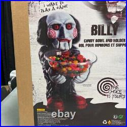 SAW Billy Doll Halloween Candy Bowl and Holder Rubie's Costume New