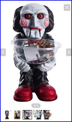 SAW Billy Doll Halloween Candy Bowl and Holder Rubie's Costume New